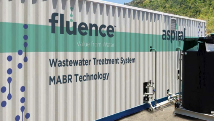 Fluence's new Aspiral range is a packaged, MABR-based system designed for quick start-up